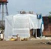 White Hoarding Tarp