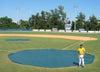 Wind Weighted Tarps - Major League 18oz Vinyl Baseball Field Tarps